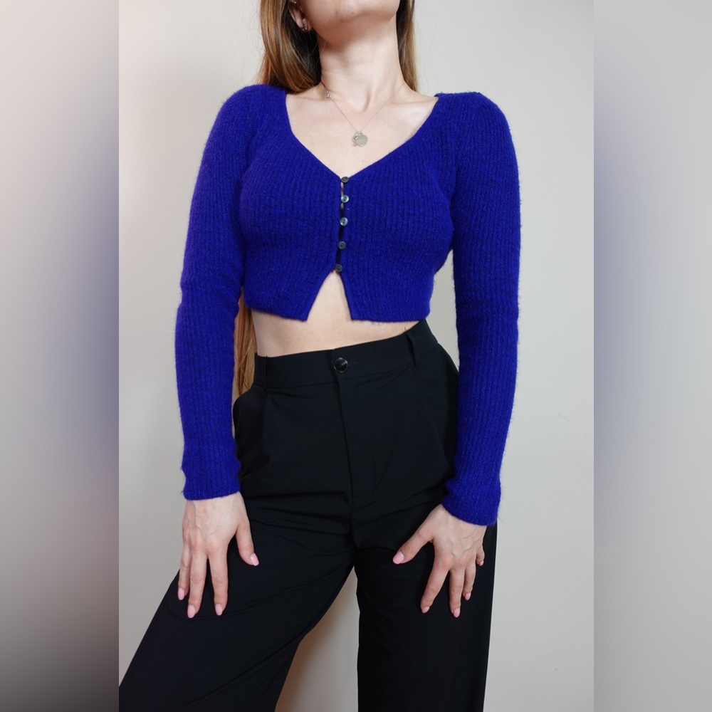 Zara Crop Top Sweater Size M